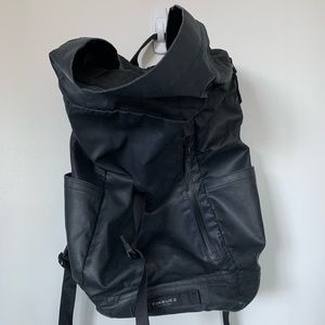 Timbuk2 waxed cotton back pack